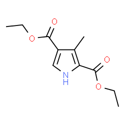 ChemSpider 2D Image | Diethyl 3-methyl-1H-pyrrole-2,4-dicarboxylate | C11H15NO4