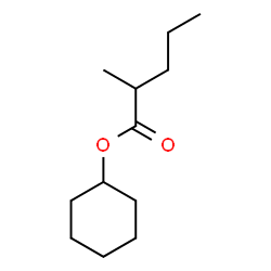 ChemSpider 2D Image | Cyclohexyl 2-methylpentanoate | C12H22O2