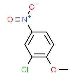 ChemSpider 2D Image | 2-Chloro-4-nitroanisole | C7H6ClNO3
