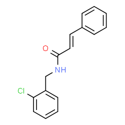 ChemSpider 2D Image | (2E)-N-(2-Chlorobenzyl)-3-phenylacrylamide | C16H14ClNO