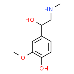 ChemSpider 2D Image | (+/-)-Metanephrine | C10H15NO3