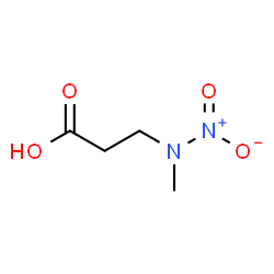 ChemSpider 2D Image | 3-[Methyl(nitro)amino]propanoic acid | C4H8N2O4