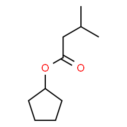 ChemSpider 2D Image | Cyclopentyl 3-methylbutanoate | C10H18O2