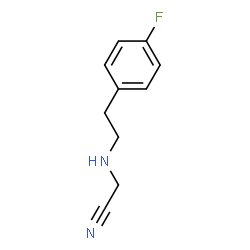 ChemSpider 2D Image | {[2-(4-Fluorophenyl)ethyl]amino}acetonitrile | C10H11FN2