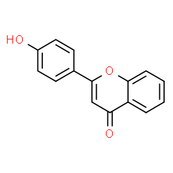 ChemSpider 2D Image | 4'-HYDROXYFLAVONE | C15H10O3