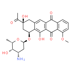 ChemSpider 2D Image | 6-deoxydaunomycin | C27H29NO9
