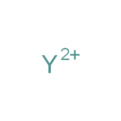 ChemSpider 2D Image | yttrium(+2) cation | Y