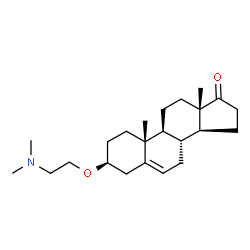 ChemSpider 2D Image | 3?-(2-dimethylaminoethoxy)androst-5-en-17-one | C23H37NO2