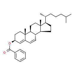 ChemSpider 2D Image | 4,6-Cholestadien-3beta-ol, benzoate | C34H48O2
