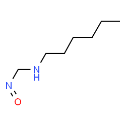 ChemSpider 2D Image | N-Nitrosomethyl-N-hexylamine | C7H16N2O