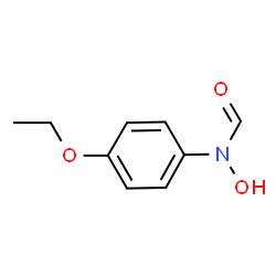 ChemSpider 2D Image | N-Hydroxy-N-formyl-4-phenetidine | C9H11NO3