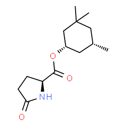 ChemSpider 2D Image | (1S,5S)-3,3,5-Trimethylcyclohexyl 5-oxo-L-prolinate | C14H23NO3