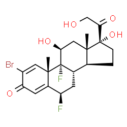 ChemSpider 2D Image | halopredone | C21H25BrF2O5