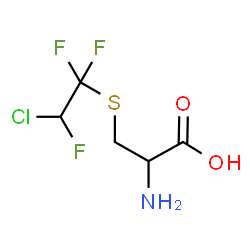 ChemSpider 2D Image | S-(2-Chloro-1,1,2-trifluoroethyl)cysteine | C5H7ClF3NO2S