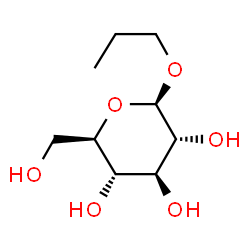 ChemSpider 2D Image | Propyl β-D-glucopyranoside | C9H18O6