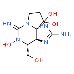 ChemSpider 2D Image | Decarbamoylneosaxitoxin | C9H16N6O4