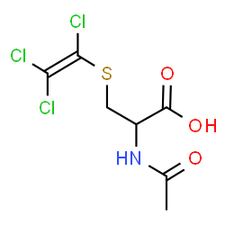 ChemSpider 2D Image | N-Acetyl-S-(trichlorovinyl)cysteine | C7H8Cl3NO3S