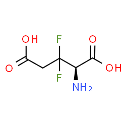 ChemSpider 2D Image | 3,3-Difluoro-L-glutamic acid | C5H7F2NO4
