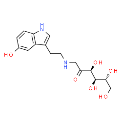 ChemSpider 2D Image | Desoxyfructo-serotonin | C16H22N2O6