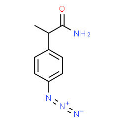 ChemSpider 2D Image | 2-(4-Azidophenyl)propanamide | C9H10N4O