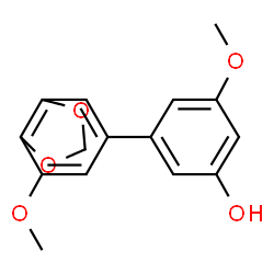 ChemSpider 2D Image | 3-Methoxy-5-(7-methoxy-1,3-benzodioxol-5-yl)phenol | C15H14O5