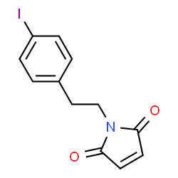 ChemSpider 2D Image | N-(p-Iodophenethyl)maleimide | C12H10INO2