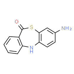 ChemSpider 2D Image | 8-Aminodibenzo[b,e][1,4]thiazepin-11(5H)-one | C13H10N2OS