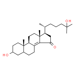 ChemSpider 2D Image | 3,25-Dihydroxycholest-8(14)-en-15-one | C27H44O3