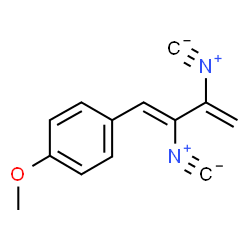 ChemSpider 2D Image | 2,3-diisocyano-1-(4-methoxyphenyl)buta-1,3-diene | C13H10N2O