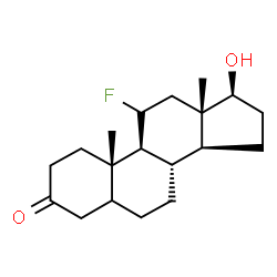 ChemSpider 2D Image | 11-Fluorodihydrotestosterone | C19H29FO2