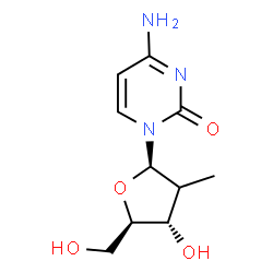 ChemSpider 2D Image | (2xi)-2'-Deoxy-2'-methylcytidine | C10H15N3O4
