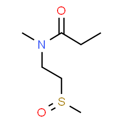 ChemSpider 2D Image | N-Methyl-N-[2-(methylsulfinyl)ethyl]propanamide | C7H15NO2S
