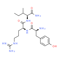 ChemSpider 2D Image | L-Tyrosyl-L-arginyl-L-isoleucinamide | C21H35N7O4