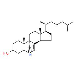 ChemSpider 2D Image | 3-Hydroxycholest-7-ene-9-carbonitrile | C28H45NO