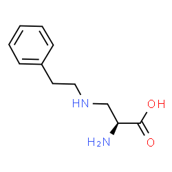 ChemSpider 2D Image | 3-[(2-Phenylethyl)amino]-L-alanine | C11H16N2O2