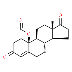ChemSpider 2D Image | 3,17-Dioxoestr-4-en-10-yl formate | C19H24O4