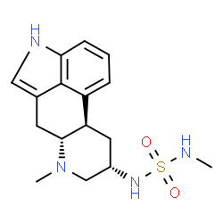 ChemSpider 2D Image | Sulfamide, N-methyl-N'-((8alpha)-6-methylergolin-8-yl)- | C16H22N4O2S