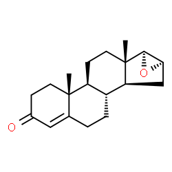 ChemSpider 2D Image | (16alpha,17alpha)-16,17-Epoxyandrost-4-en-3-one | C19H26O2