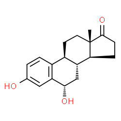 ChemSpider 2D Image | 6alpha-Hydroxyestrone | C18H22O3