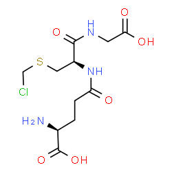 ChemSpider 2D Image | S-(chloromethyl)glutathione | C11H18ClN3O6S