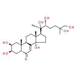 ChemSpider 2D Image | 20,26-dihydroxyecdysone | C27H44O8
