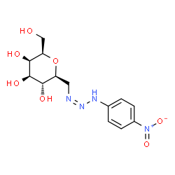 ChemSpider 2D Image | beta-D-Galactopyranosylmethyl-p-nitrophenyltriazene | C13H18N4O7