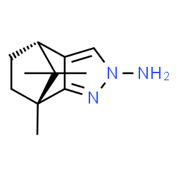 ChemSpider 2D Image | (4S,7R)-2-Amino-7,8,8-trimethyl-4,5,6,7-tetrahydro-4,7-methano-2H-indazole | C11H17N3