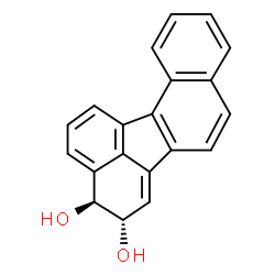 ChemSpider 2D Image | trans-4,5-Dihydro-benzo(J)fluoranthene-4,5-diol | C20H14O2