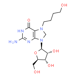 ChemSpider 2D Image | 7-(4-Hydroxybutyl)-7,8-dihydroguanosine | C14H23N5O6