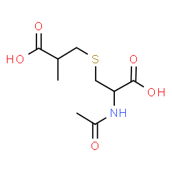 ChemSpider 2D Image | N-Acetyl-S-(2-carboxypropyl)cysteine | C9H15NO5S