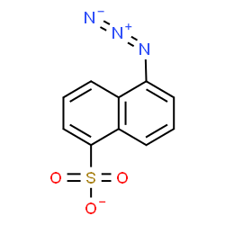 ChemSpider 2D Image | 5-Azido-1-naphthalenesulfonate | C10H6N3O3S