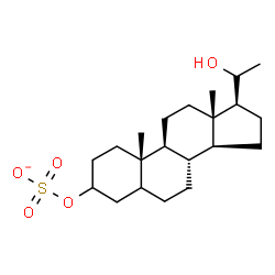 ChemSpider 2D Image | 20-Hydroxypregnan-3-yl sulfate | C21H35O5S