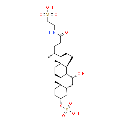 ChemSpider 2D Image | Taurochenodeoxycholic acid 3-sulfate | C26H45NO9S2