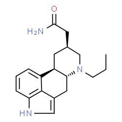 ChemSpider 2D Image | 2-[(8beta)-6-Propylergolin-8-yl]acetamide | C19H25N3O